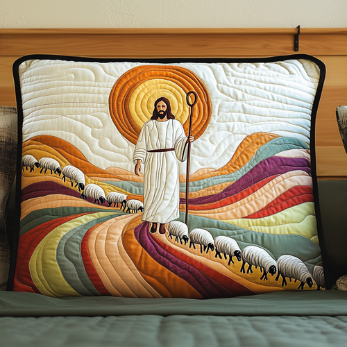 Faithful Journey Quilted Bedding Pillow Case NCU0NT4854