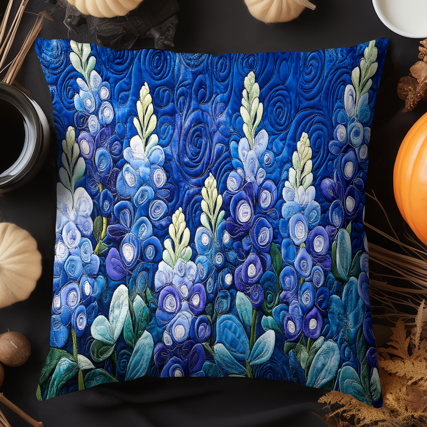 Country Bloom Quilted Pillow Case NCU0NT6034