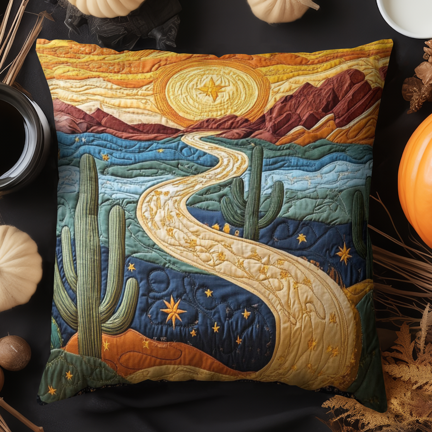 Painted Hills Quilted Pillow Case NCU0NT4520