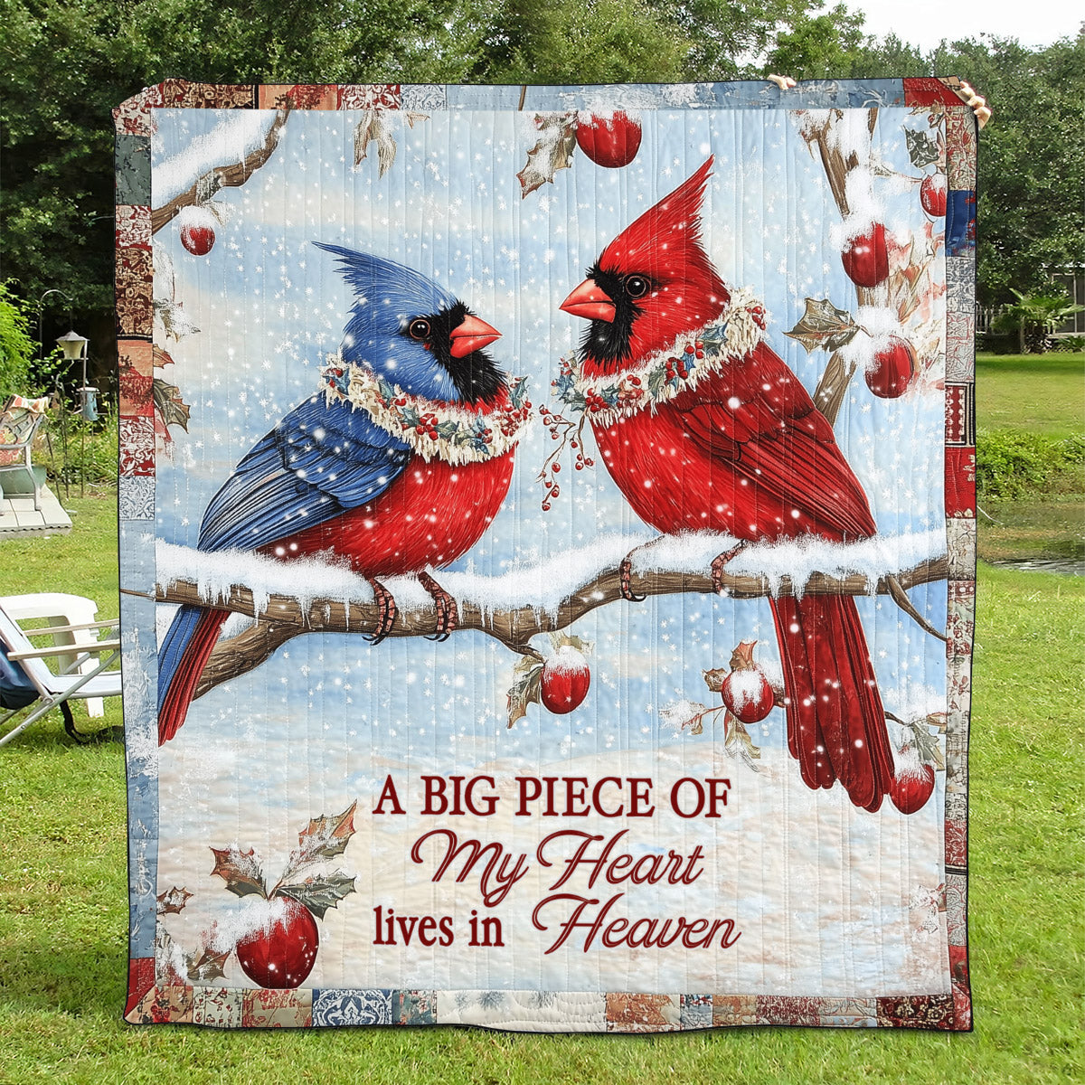 Cardinal Bird, A Big Piece Of My Heart, Lives In Heaven, And Watches Over This Home Cardinal Bird, A Big Piece Of My Heart, Lives In Heaven, And Watches Over This Home