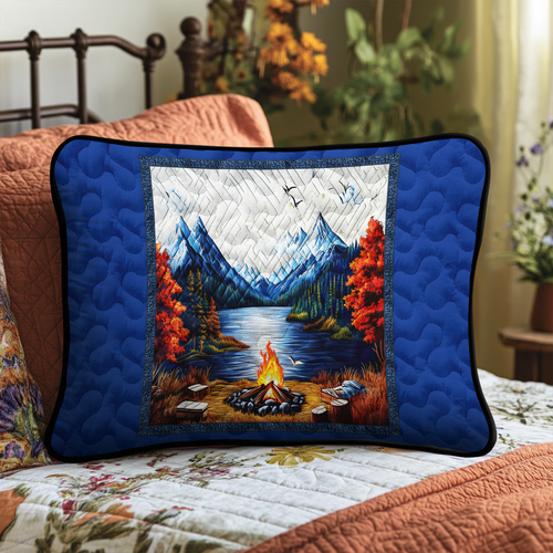 Adventure Camp Quilted Bedding Pillow Case NCU0DK6173