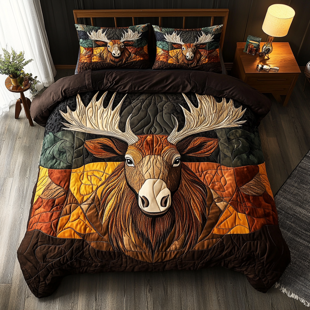Rustic Antler Quilted Sofa Cover NCU0NXD1779 main image 0