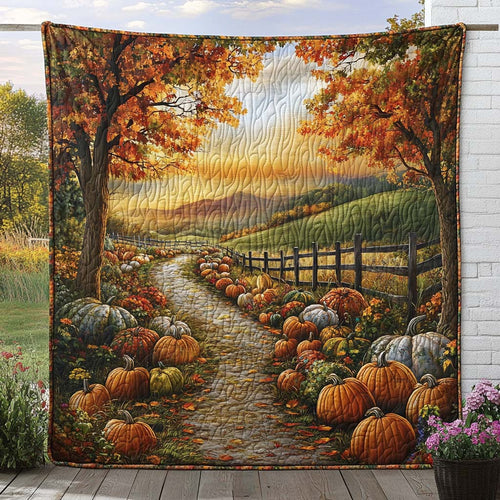 Amber Forest Trail Quilted Blanket NCU0NT8729