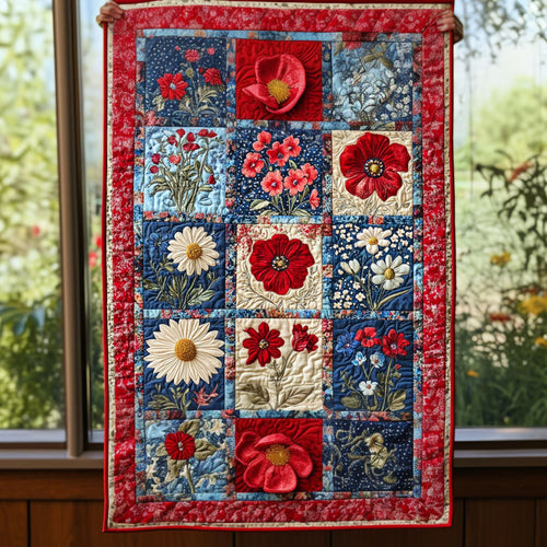 American Patchwork Quilted Table Runner NCU0PT4814