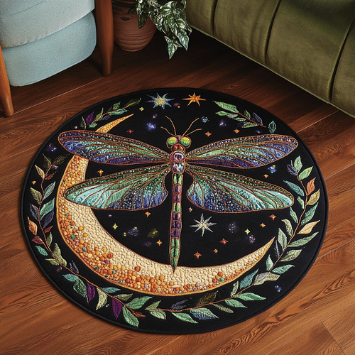 Aqua Dancer Quilted Round Mat NCU0DK4645