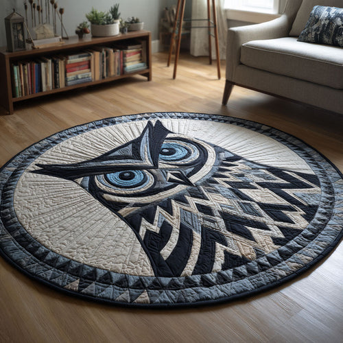 Arctic Stare Quilted Round Mat NCU0TV123