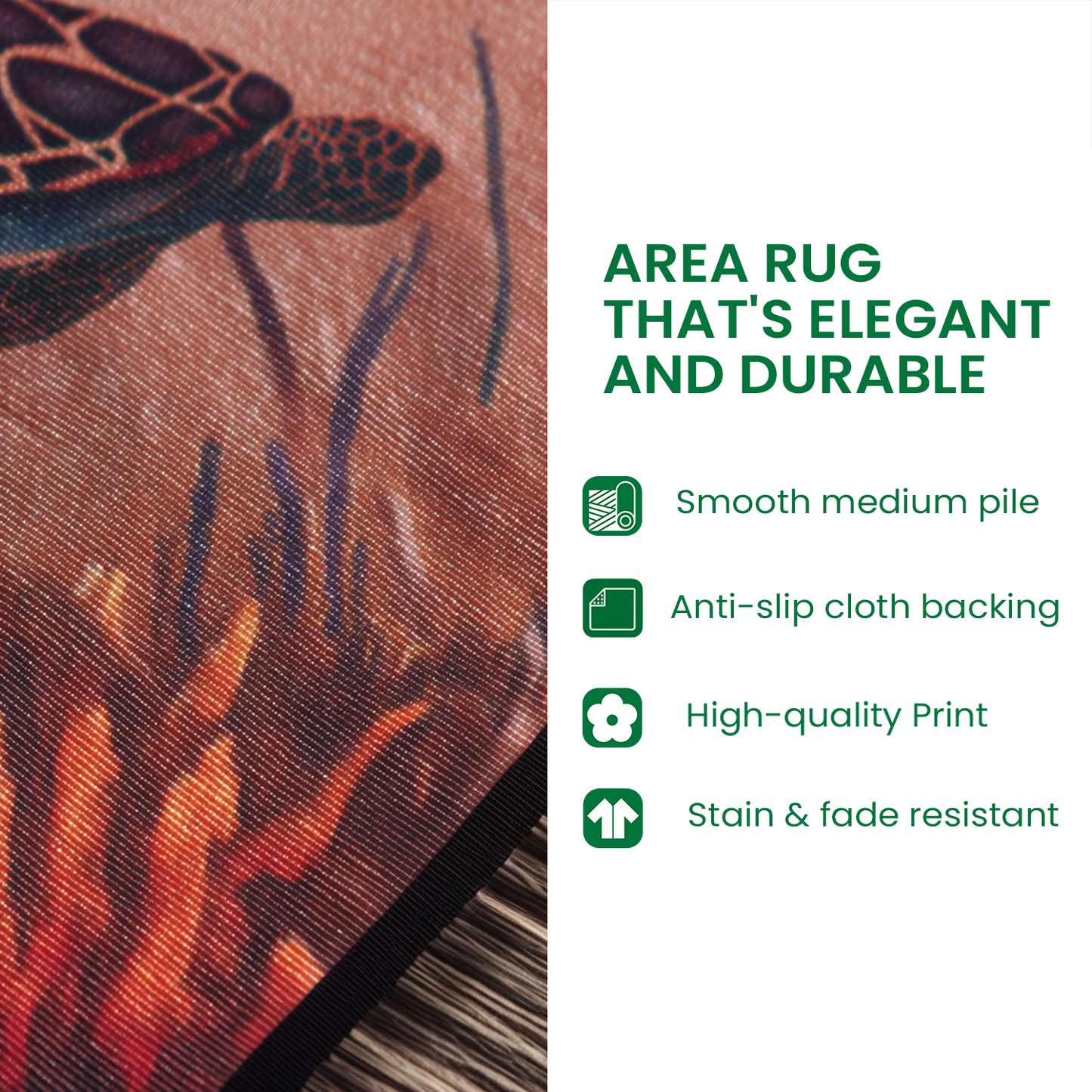 Black Bear Area Rug NCU0NT10348