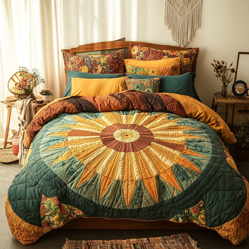Bumble Bliss Quilted Blanket NCU0DDK196 main image 1
