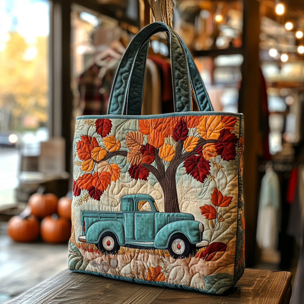 Autumn Cargo Quilted Tote Bag NCU0DV7065