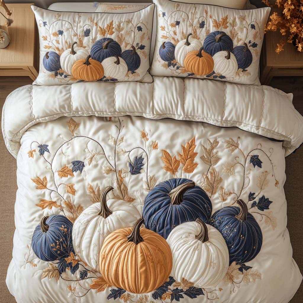 Rose and Glory 3-Piece Quilted Bedding Set GFTOTL3790 main image 0