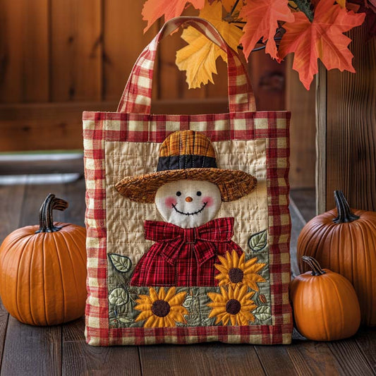 Autumn Grin Quilted Tote Bag NCU0XD056