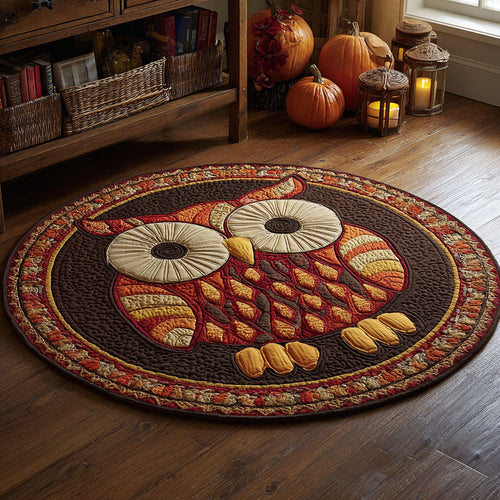 Autumn Watch Quilted Round Mat NCU0TV132