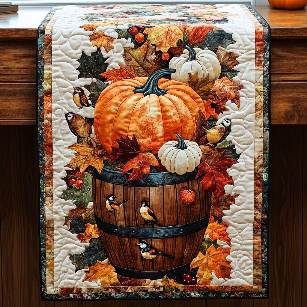 Autumn Whisper Quilted Table Runner NCU0DK1308 – Vantique