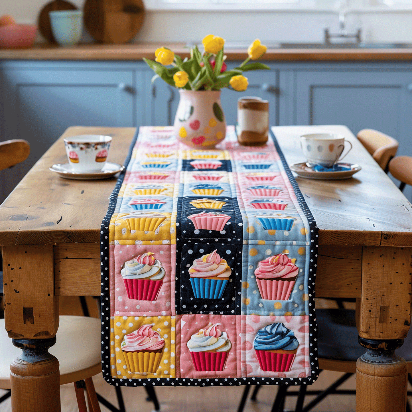 Baker Confection Quilted Table Runner NCU0TH1275