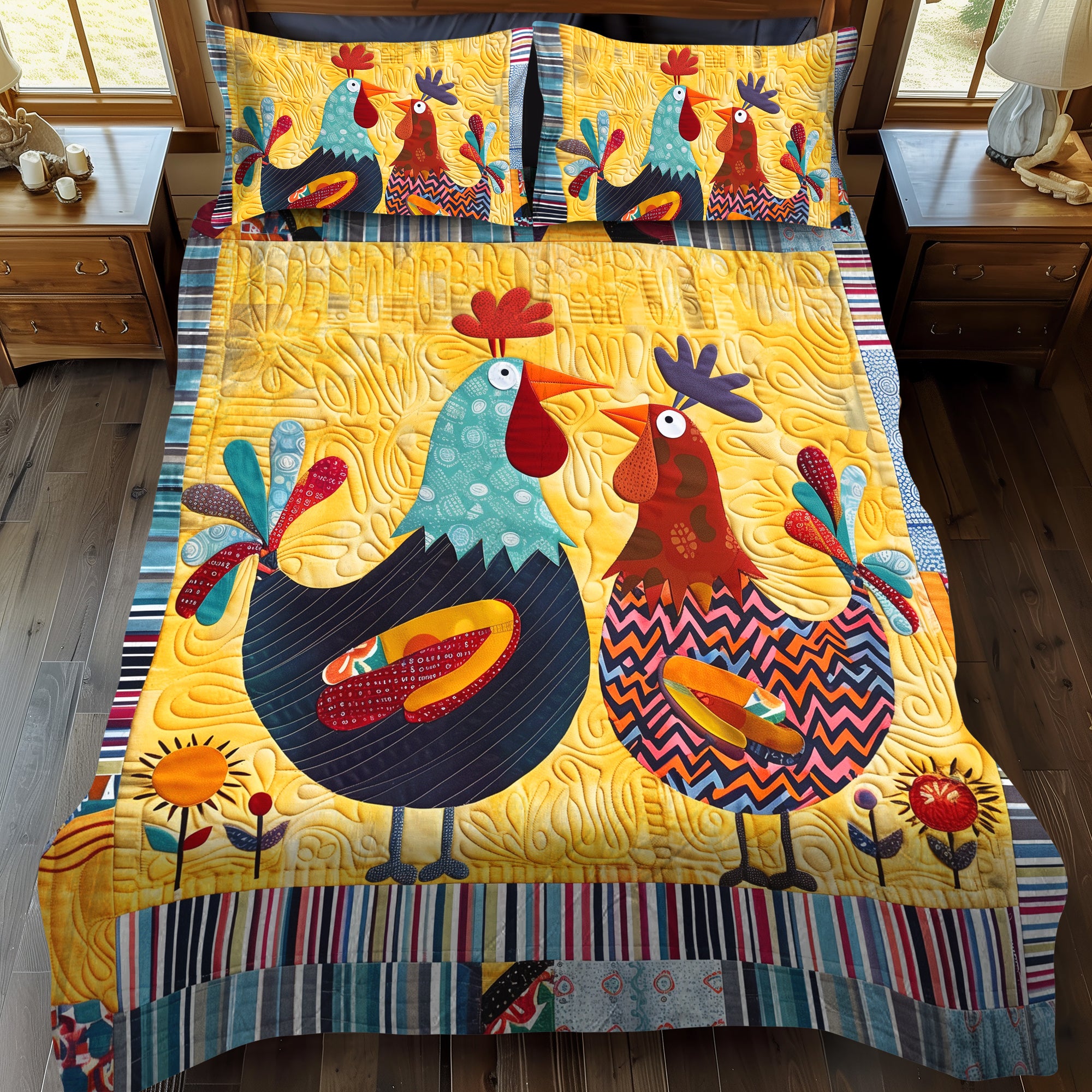 Pitbull Bond 3-Piece Quilted Bedding Set NCU0NVH770 main image 1
