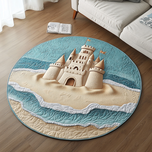 Beach Haven Quilted Round Mat NCU0VH3853