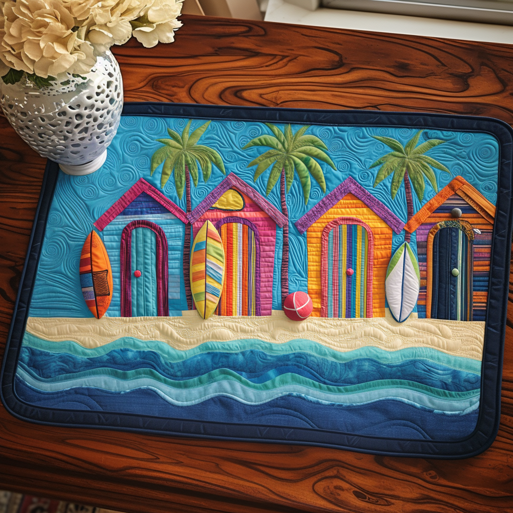 Beachside Escape Quilted Placemat NCU0NT7023