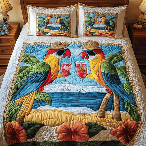 Beachside Dreams Quilted Bedding Set NCU0TH2609