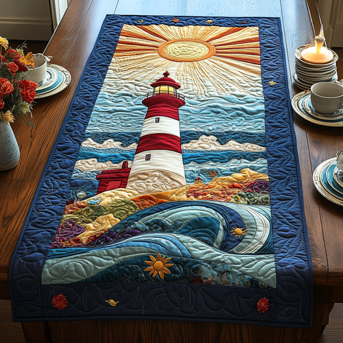 Beacon in the Storm Quilted Table Runner NCU0DV4621