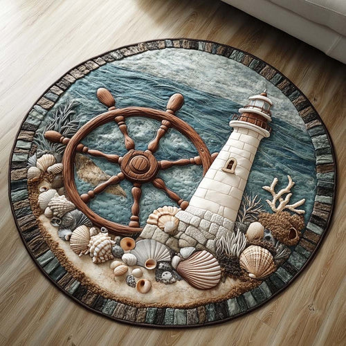 Beacon of Calm Quilted Round Mat NCU0NT7449