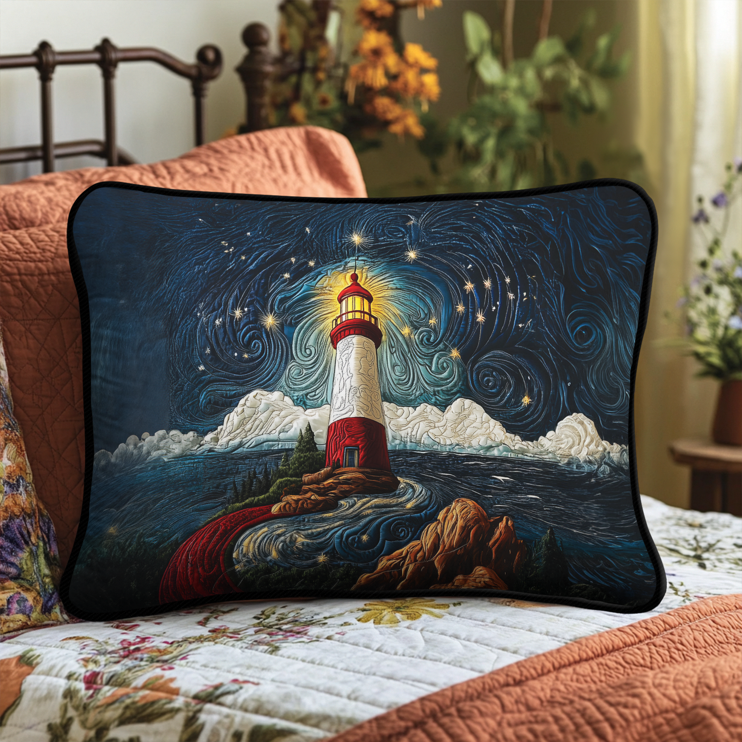 Beacon of Hope Quilted Bedding Pillow Case NCU0DK5043