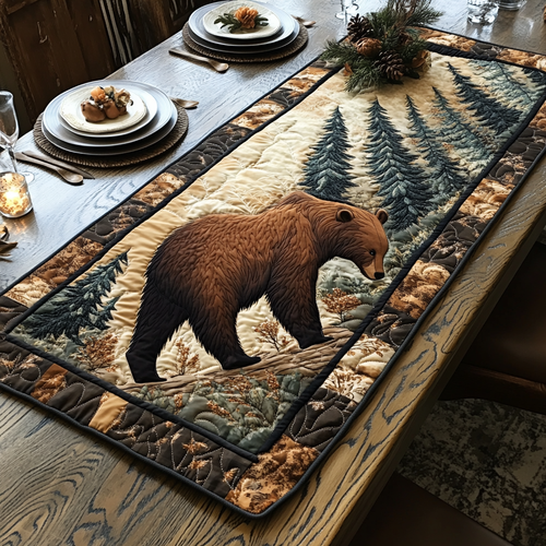 Bear Creek Quilted Table Runner NCU0DV5088