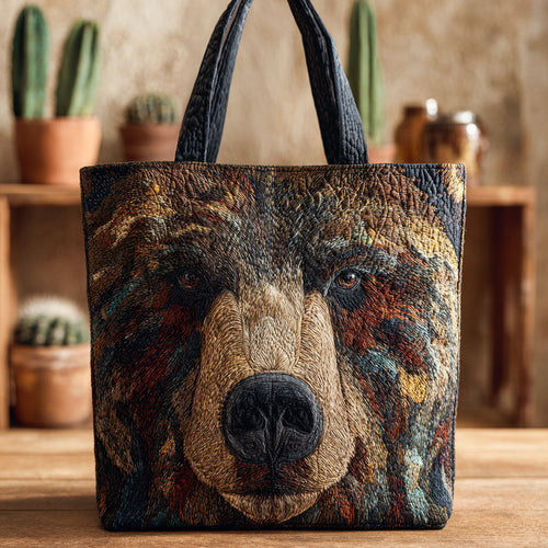 Bear Hollow Quilted Tote Bag NCU0PT8712