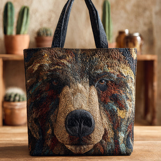 Bear Hollow Quilted Tote Bag NCU0PT8712