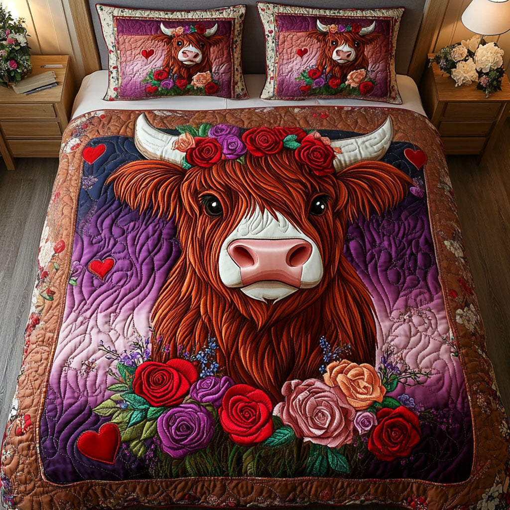 Playful Beagles 3-Piece Quilted Bedding Set NCU0VL414 main image 1