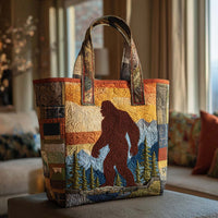 Bigfoot Hideaway Quilted Tote Bag NCU0NT9357