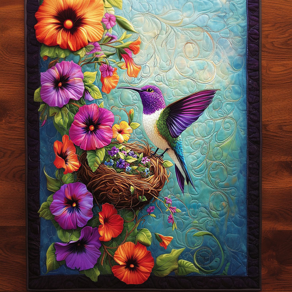 Birds in Bloom Quilted Table Runner NCU0NT5415 – Vantique