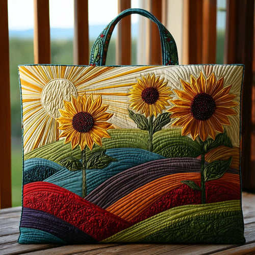 Blooming Meadows Quilted Tote Bag NCU0PT7983