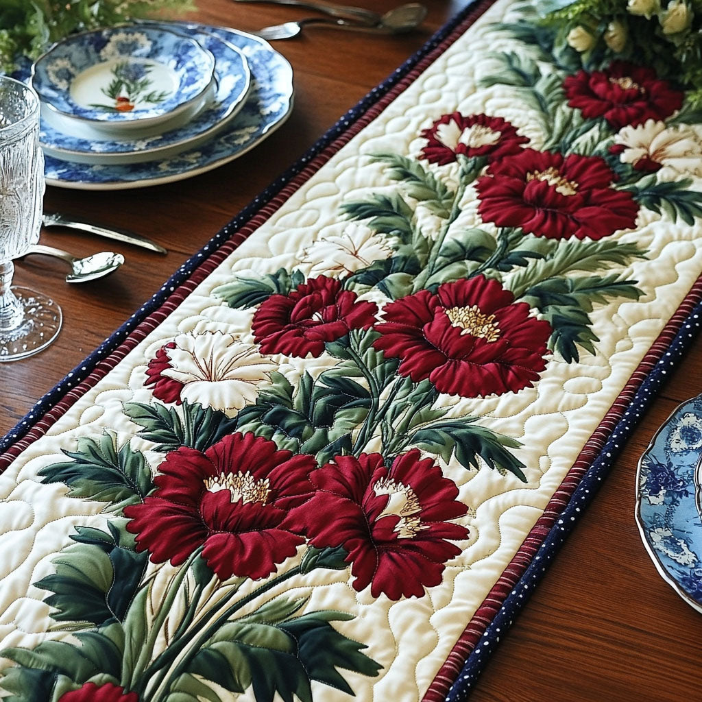 Amazing Blooming Grace Quilted Table Runner GFTOTL2863 main image 0