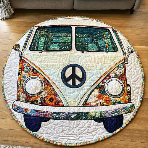 Blooming Roadtrip Quilted Round Mat NCU0NT4186