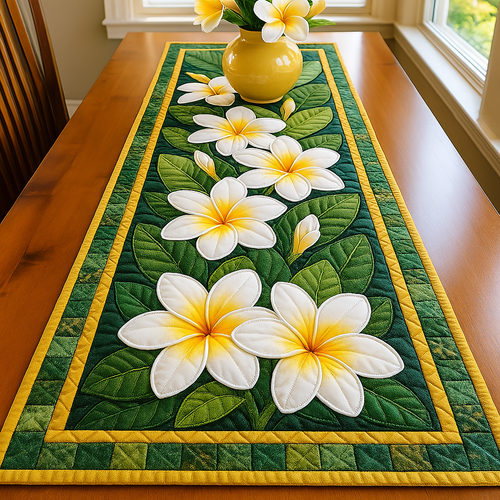 Blossom Bliss Quilted Table Runner NCU0VL1908