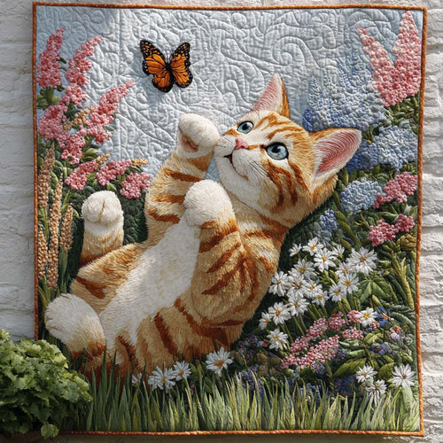Blossom Cat Quilted Blanket NCU0NT8907