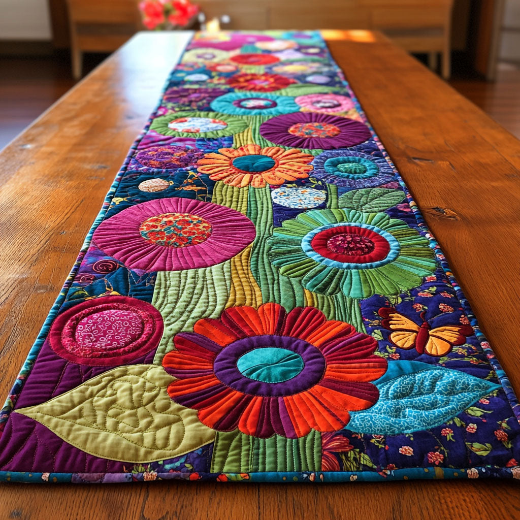 Blossom Dream Quilted Table Runner NCU0PT7244 – Vantique