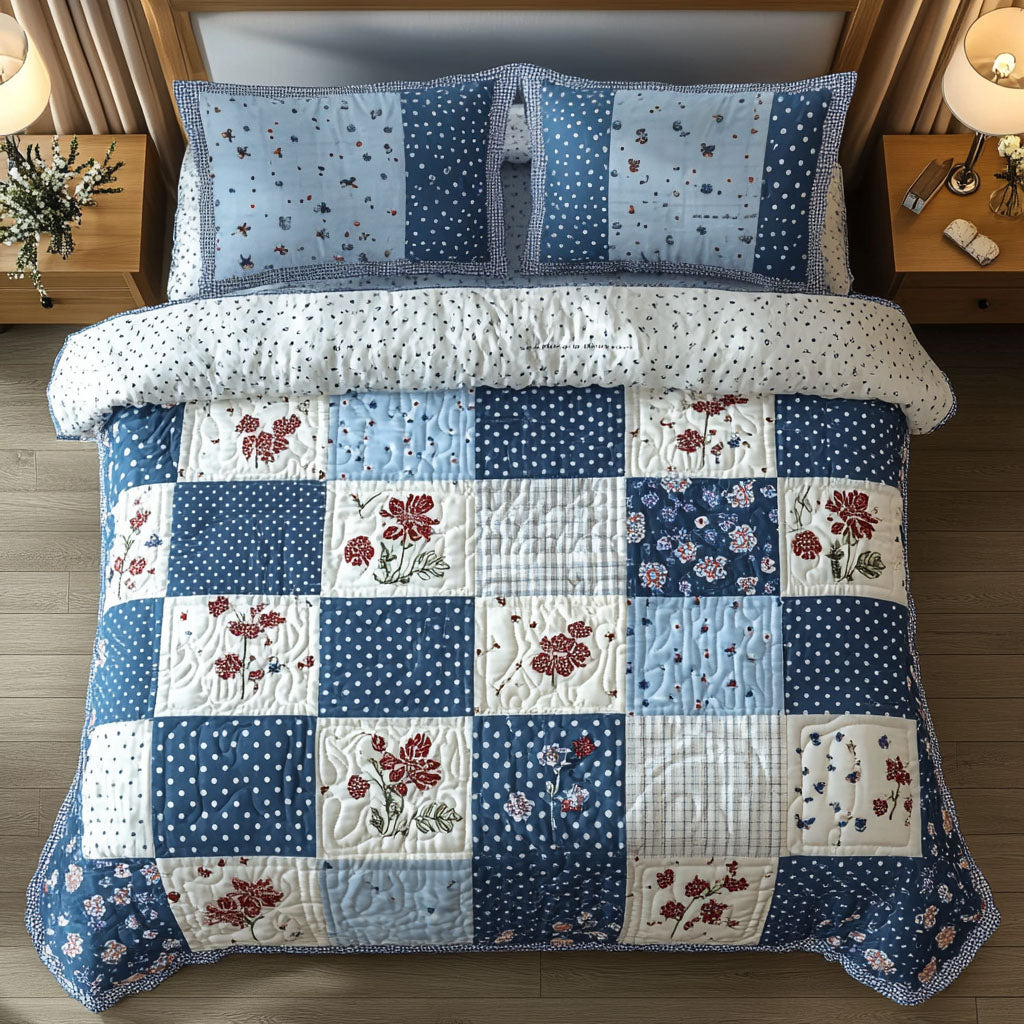 Teddy Love Harmony Quilted Blanket NCU0TL2420