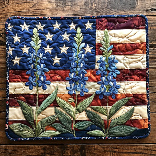Bluebonnet Dreams Quilted Place Mat NCU0DV4788