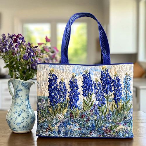 Bluebonnet Daydreams Quilted Tote Bag NCU0NT8554