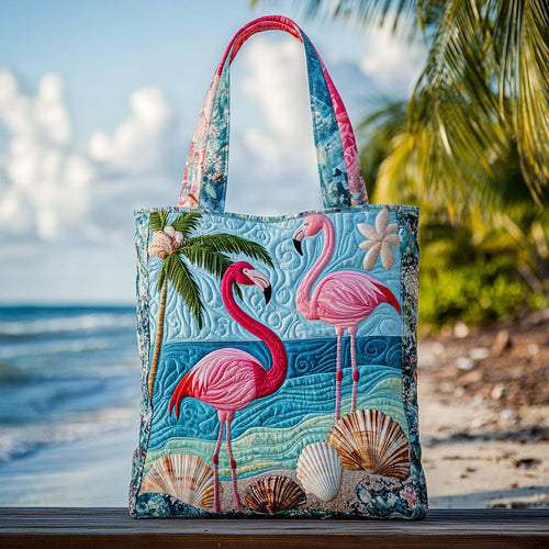 Blush Island Quilted Tote Bag NCU0PT8503