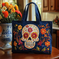 Bone Vibe Quilted Tote Bag NCU0NT9280