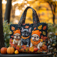 Bonjour Autumn Quilted Tote Bag NCU0DV7129