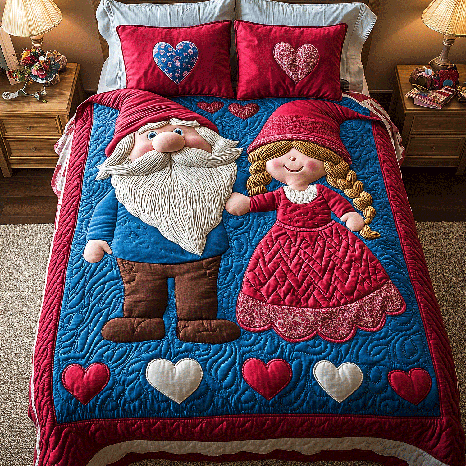 Bound by Hooves Quilted Blanket NCU0PTT119