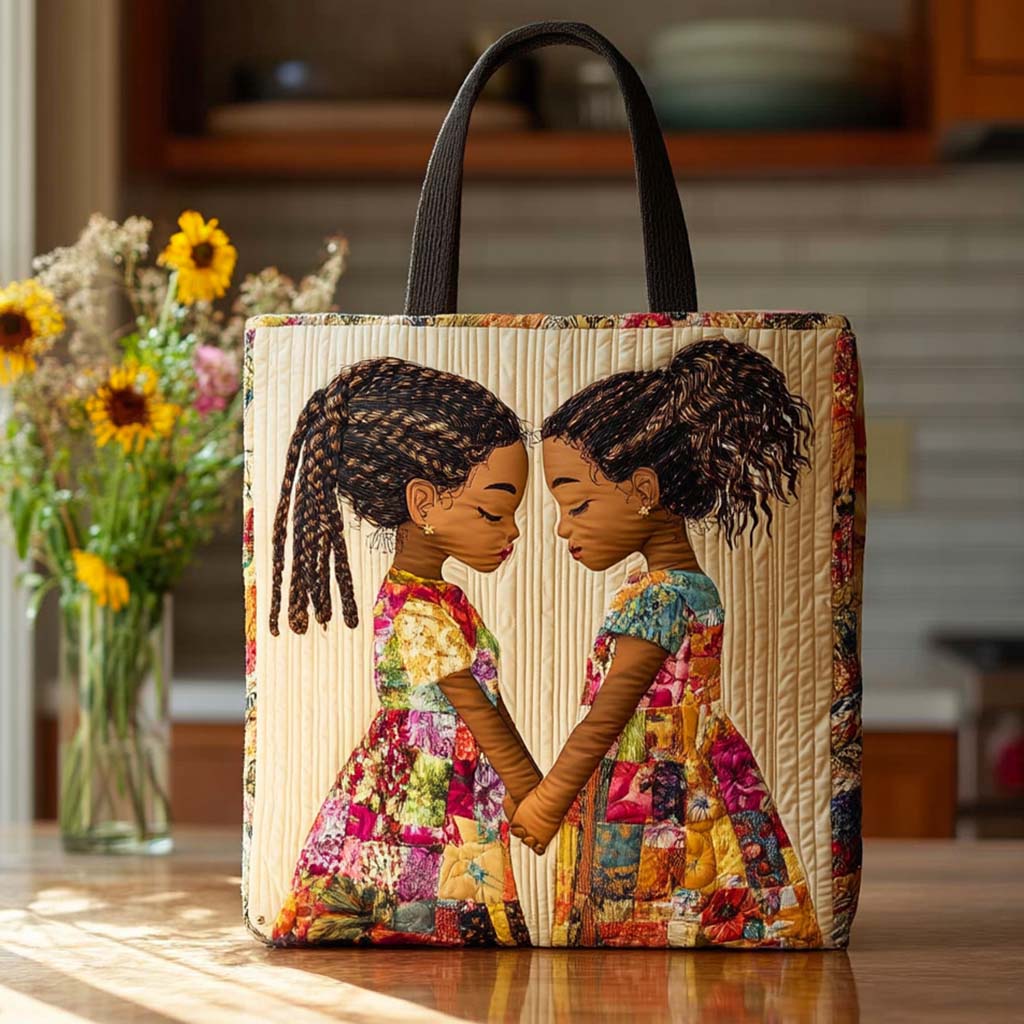 Braided Souls Quilted Tote Bag NCU0NT8518