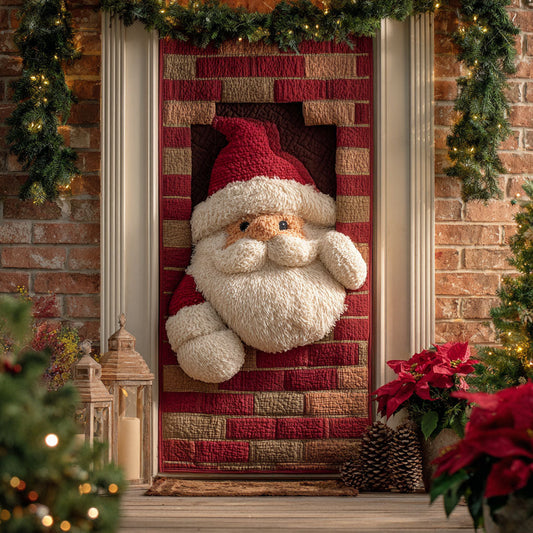 Brickside Santa Quilted Door Cover NCU0TV990