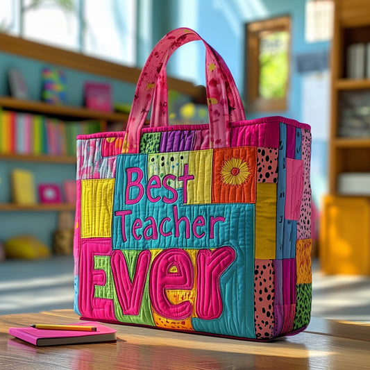 Bright Path Quilted Tote Bag NCU0DV7468