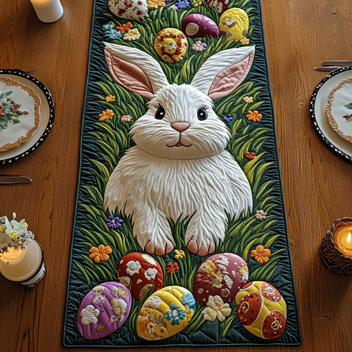 Bunny Hop Quilted Table Runner NCU0VH2129