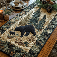 Cabin Comfort Quilted Table Runner NCU0DV4202