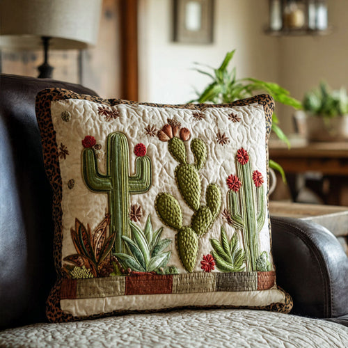 Cactus Quilted Pillow Case NCU0PT8625